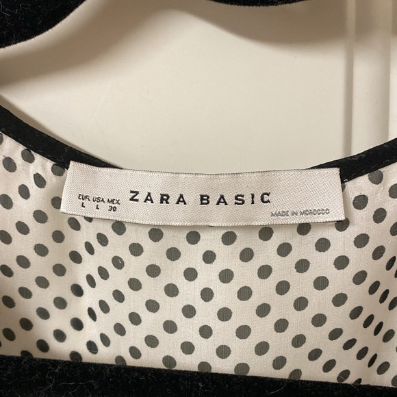 Zara Basic Sheer Top Size Large - Picture 3 of 7